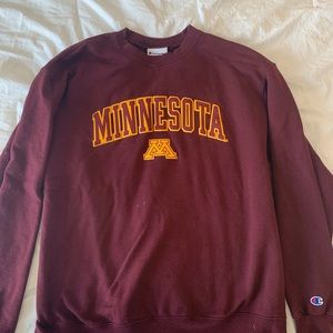 University of Minnesota champion crewneck